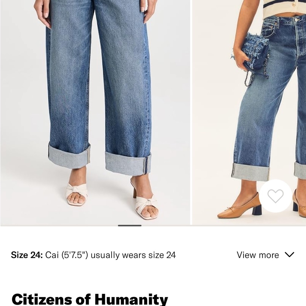 Citizens of Humanity Alya Cuff Jeans